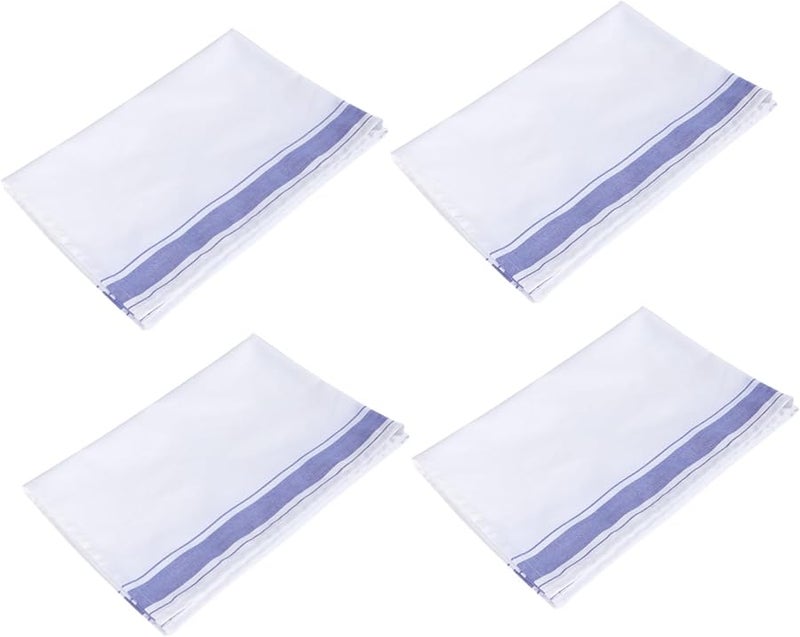 Beaupretty 4 قطع مناديل قماشية قطنية ماصة للاستخدام في حفلات الزفاف والفنادق والمنزل - Image 1